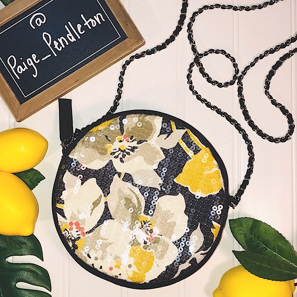 NEW Vera Bradley - Round Sequined Crossbody